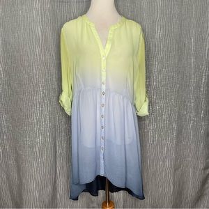Cato sheer ombre’ hi Lo tunic